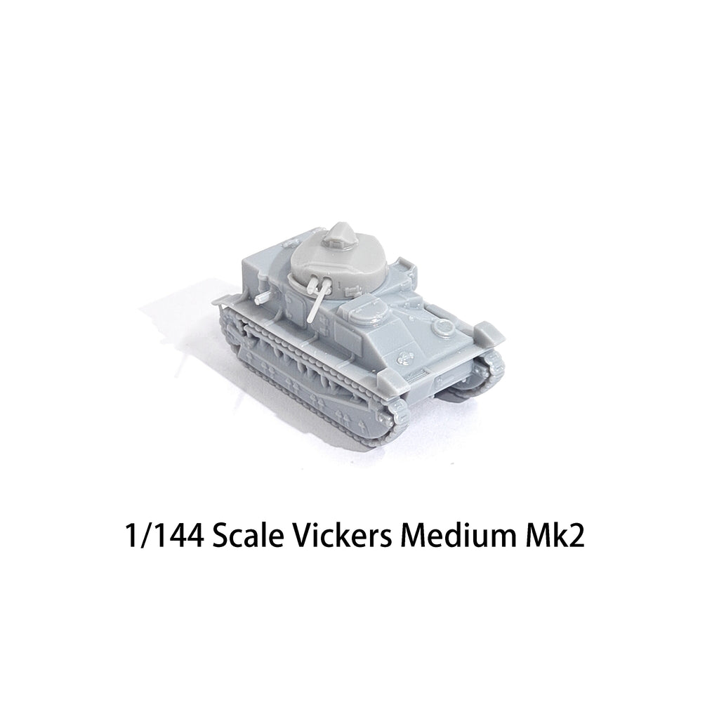 1/144 Scale Vickers Medium Mk2 unpainted miniatures reisn model kits