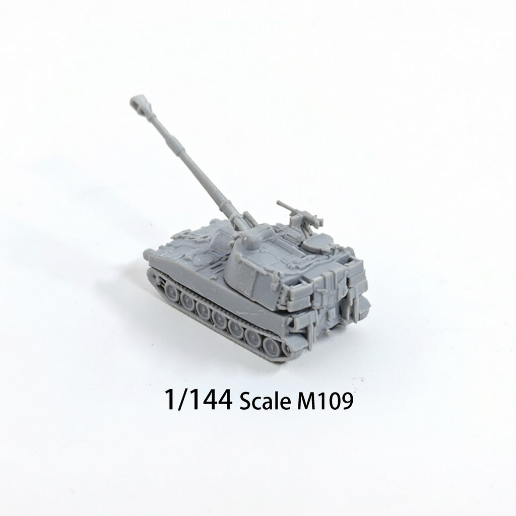 1/144 Scale unpainted miniatures M109 Self-Propelled Model kitss