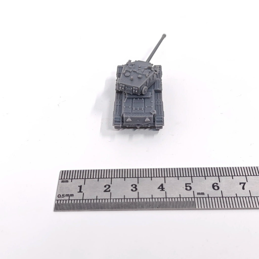 1/144 Scale unpainted miniatures FV4101 Charioteer Self-Propelled Tank Destroyer Model kitss
