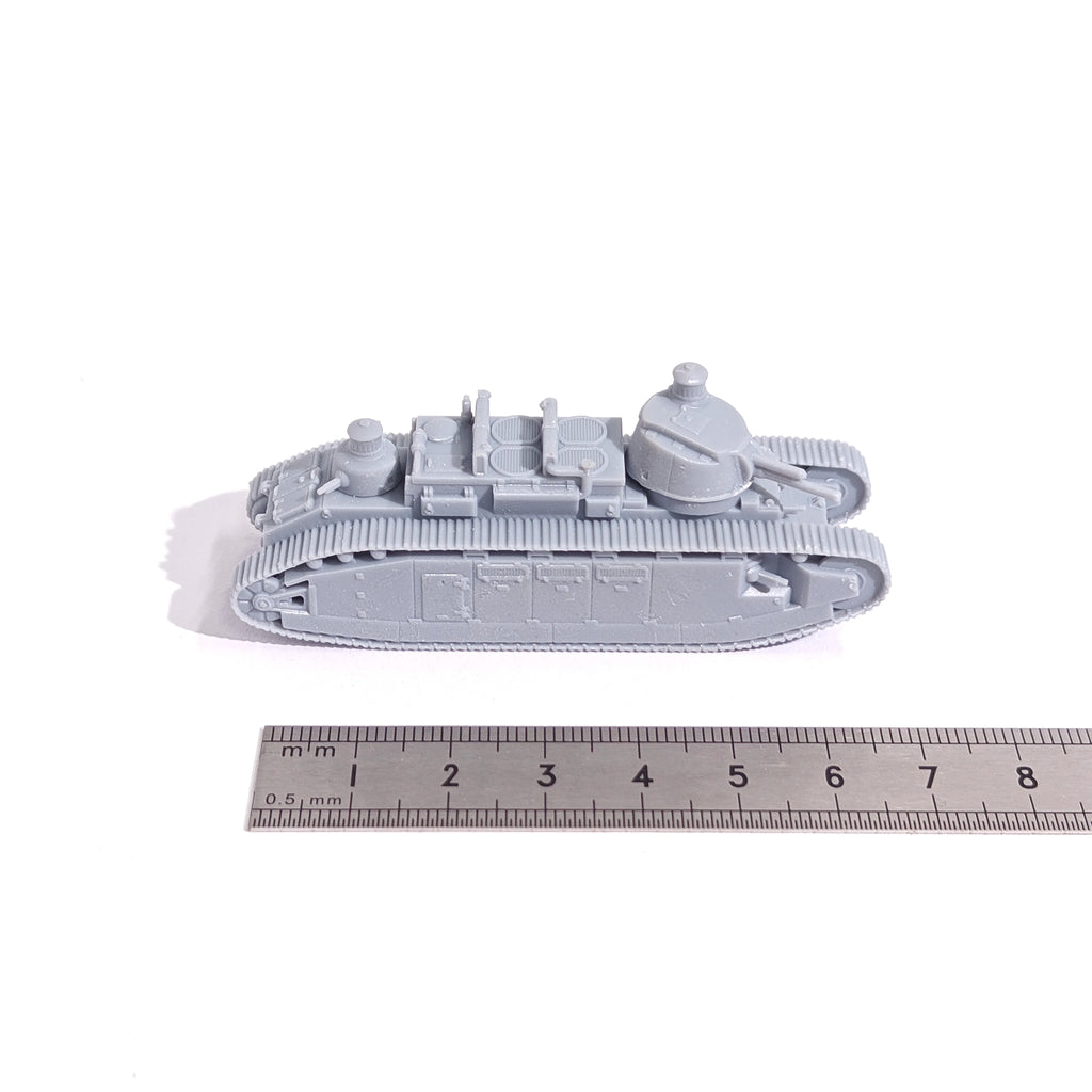 1/144 Scale FCM Char 2C super heavy tank unpainted miniatures reisn Model kits