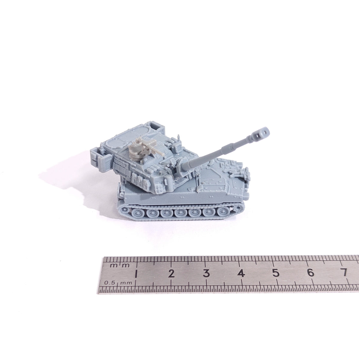 1/144 Scale M109 A6 155mm Artillery System unpainted miniatures reisn Model kits