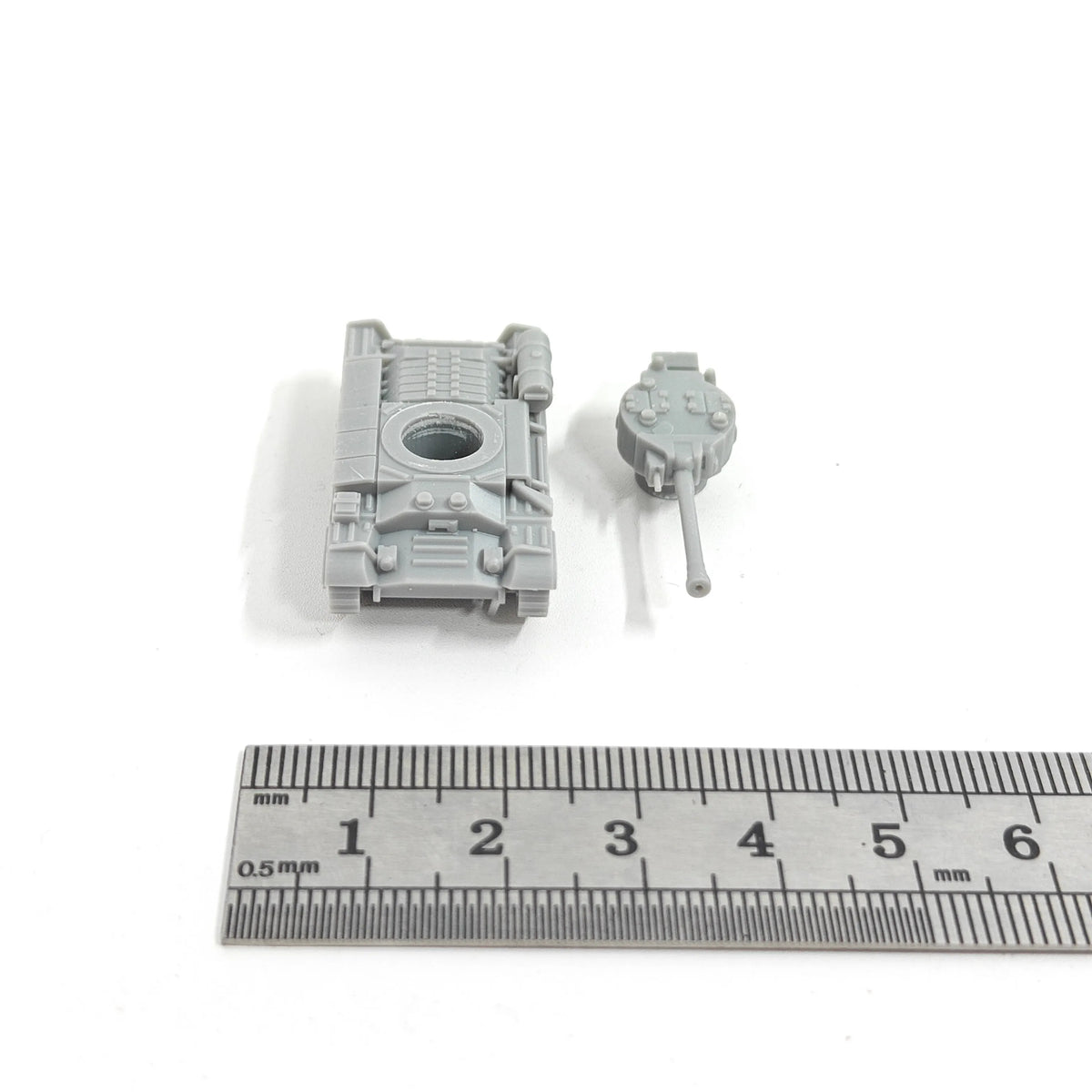 1/144 Scale Valentine IX medium tank Model kitss Unassembled miniatures