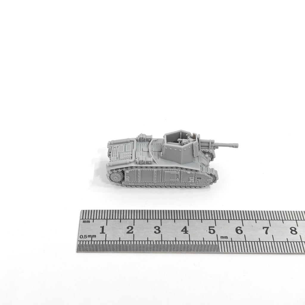 1/144 Scale 10.5 cm leFH 18/3 (Sf.) auf Geschützwagen B2(f) model kit