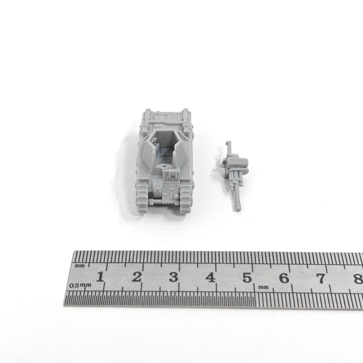 1/144 Scale 10.5 cm leFH 18/3 (Sf.) auf Geschützwagen B2(f) model kit