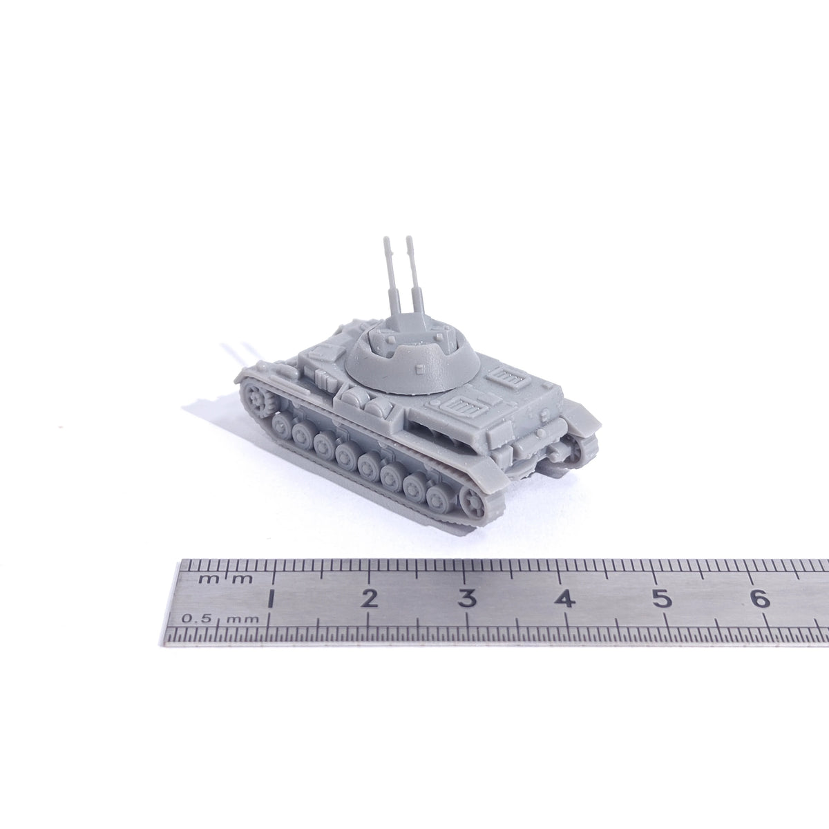 1/144 Scale Flakpanzer IV (3 cm MK 103) Kugelblitz unpainted miniatures reisn Model kits