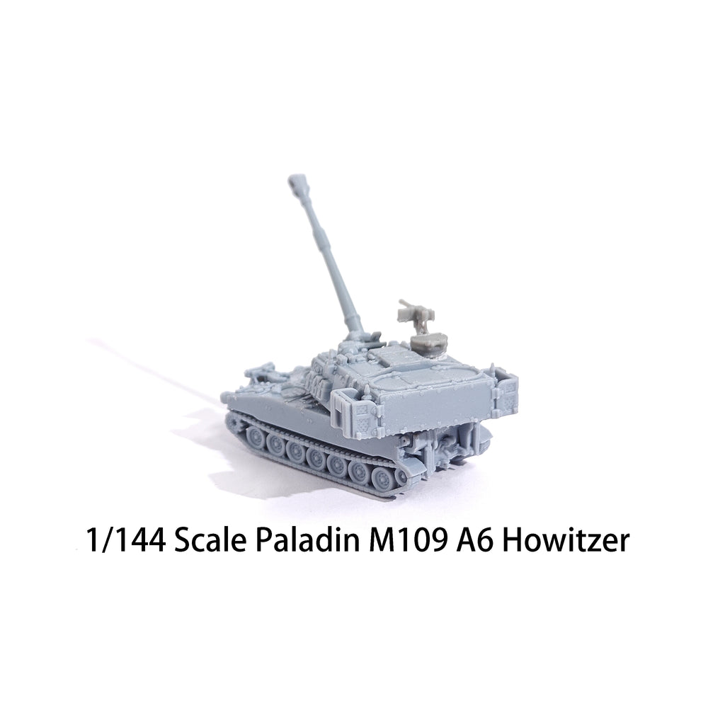 1/144 Scale M109 A6 155mm Artillery System unpainted miniatures reisn Model kits