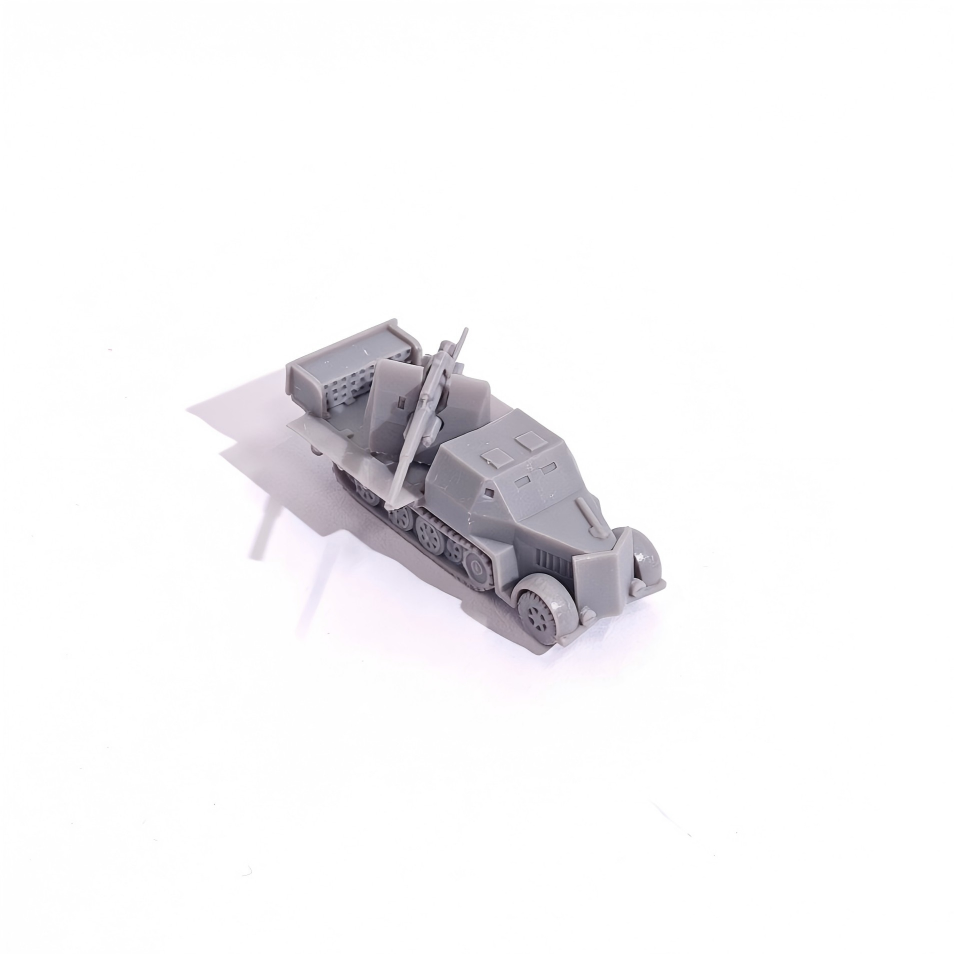 1/144 Scale Sd.Kfz.7 with Flak unpainted miniatures reisn Model kits